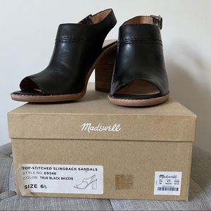 MADEWELL Leather Woodblock Sandal